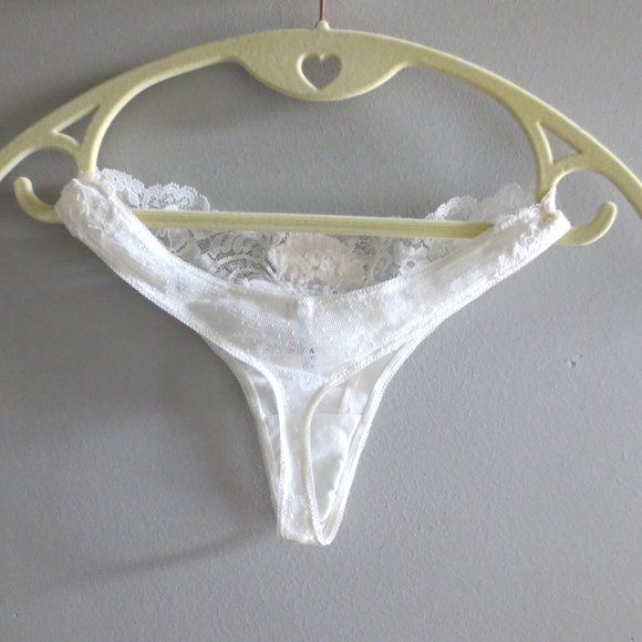 NEW EVE'S TEMPTATION SILK UNLINED FLORAL LACE BRA/PANTIES 2PC SET - Picture 14 of 16